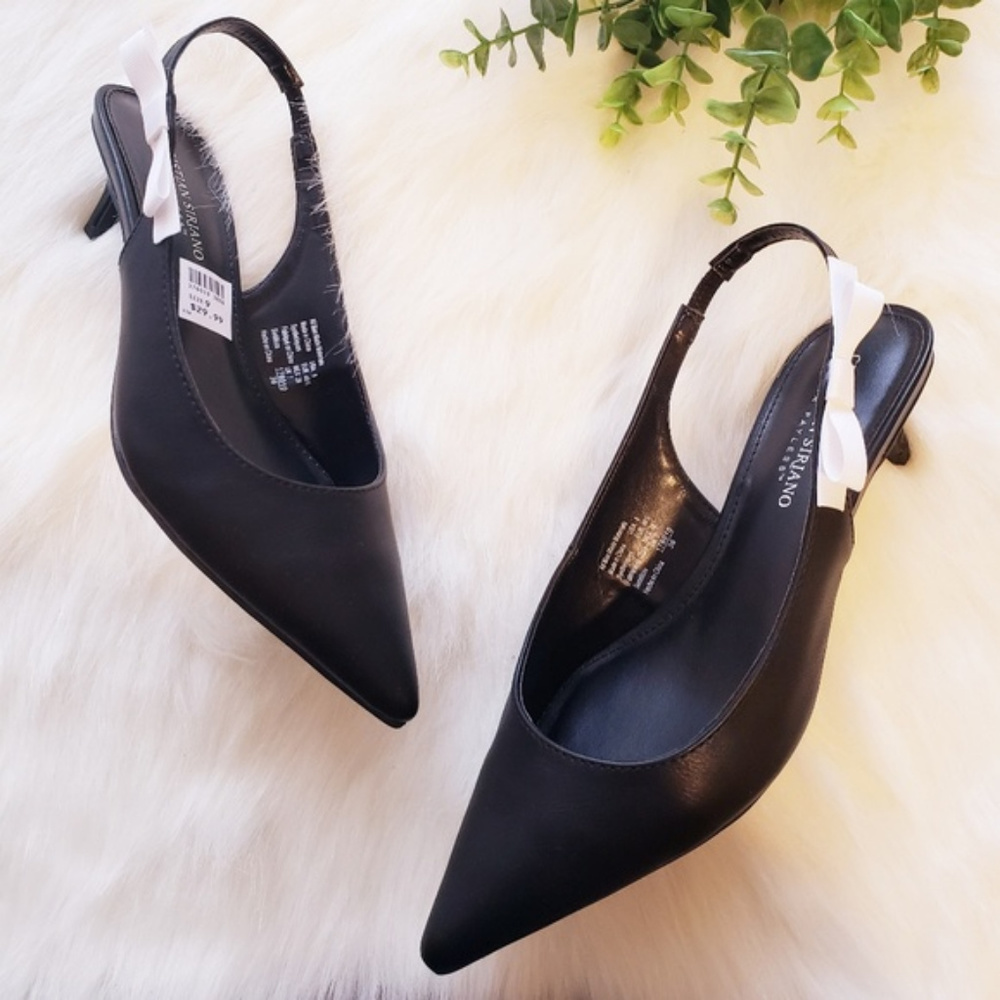 Christian Siriano Black Kitten Heels